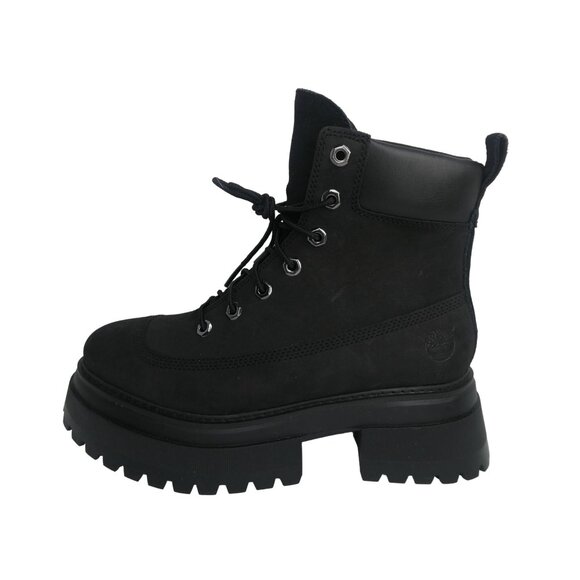 Timberland‎ Sky 6 Inch Platform Black Boots - A428J - Picture 1 of 9